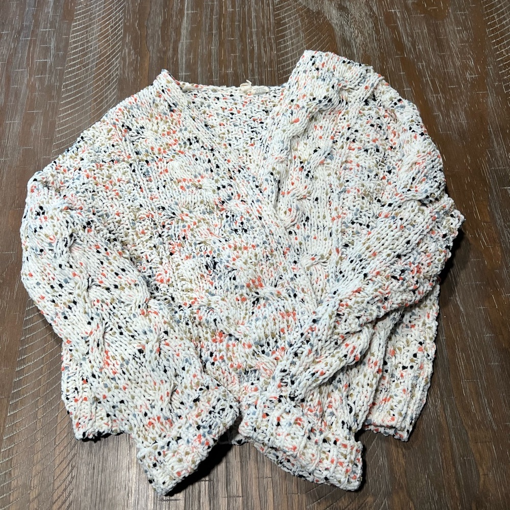 Size S Multi-Colored Sky and Sparrow Cardigan